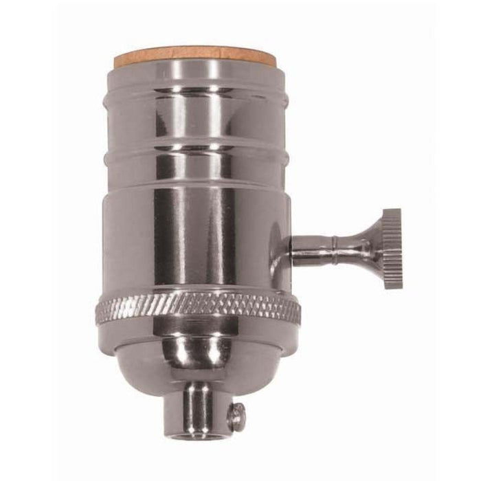 Satco 80-1431 Socket, Polished Nickel