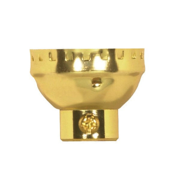 Satco 80-1436 Cap With Paper Liner, Brite Gilt