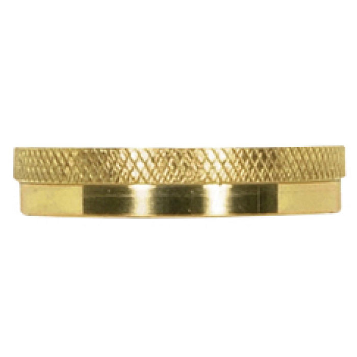 Satco 80-1450 Stamped Uno Ring, Polished Brass