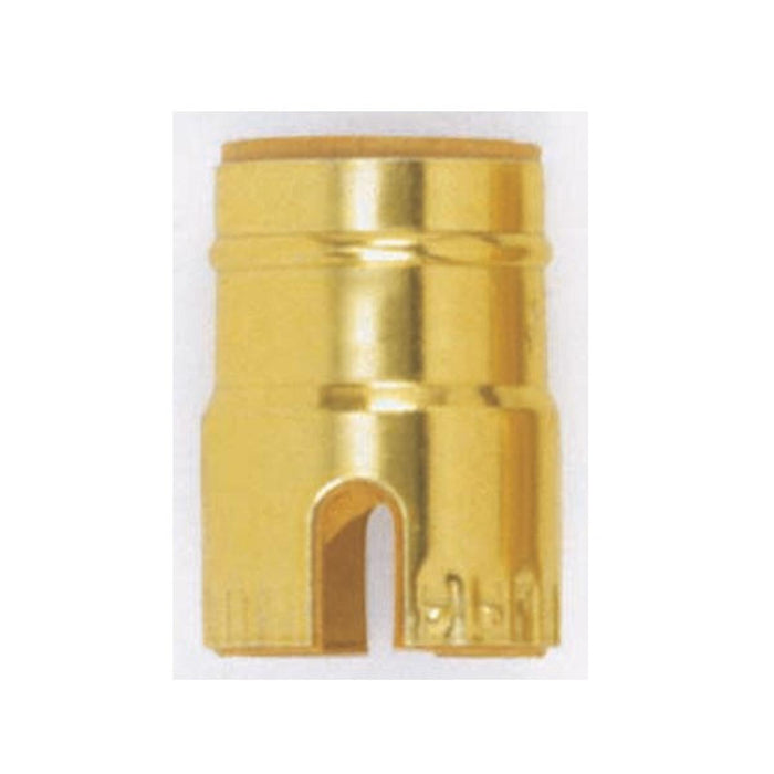 Satco 80-1467 3 Piece Shell With Paper Liner, Polished Brass