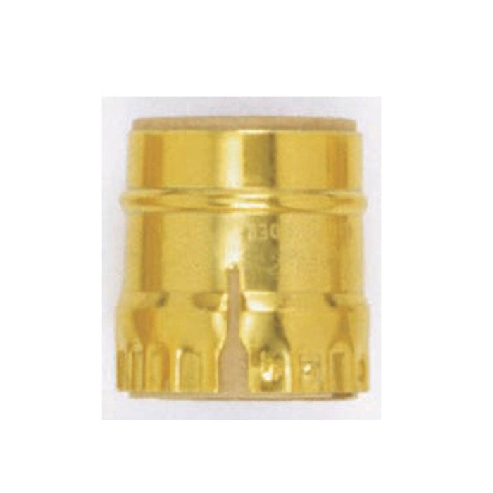 Satco 80-1471 3 Piece Shell With Paper Liner, Polished Brass