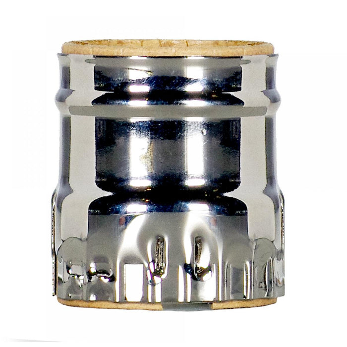 Satco 80-1472 3 Piece Shell With Paper Liner, Polished Nickel