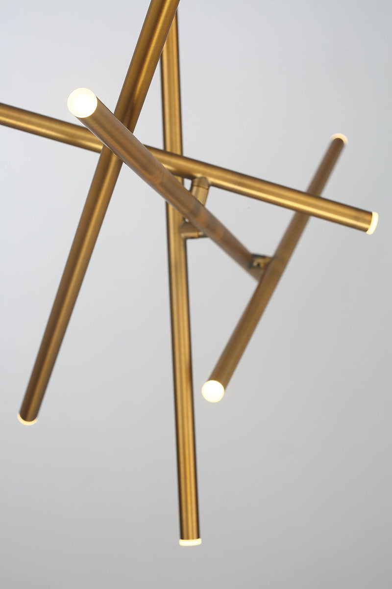 Eurofase 36250-035 LED Chandelier, Brass