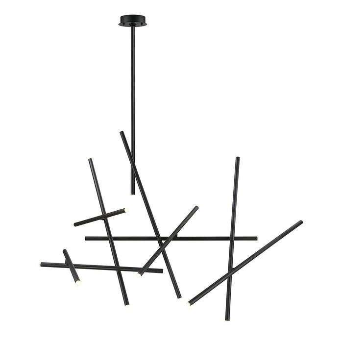 Eurofase 36251-018 LED Chandelier, Black