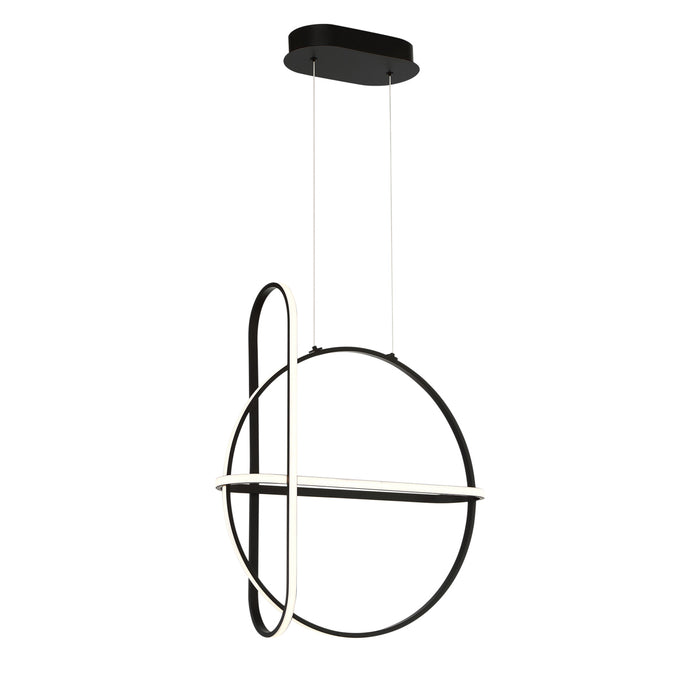 Eurofase 37035-013 LED Chandelier, Black