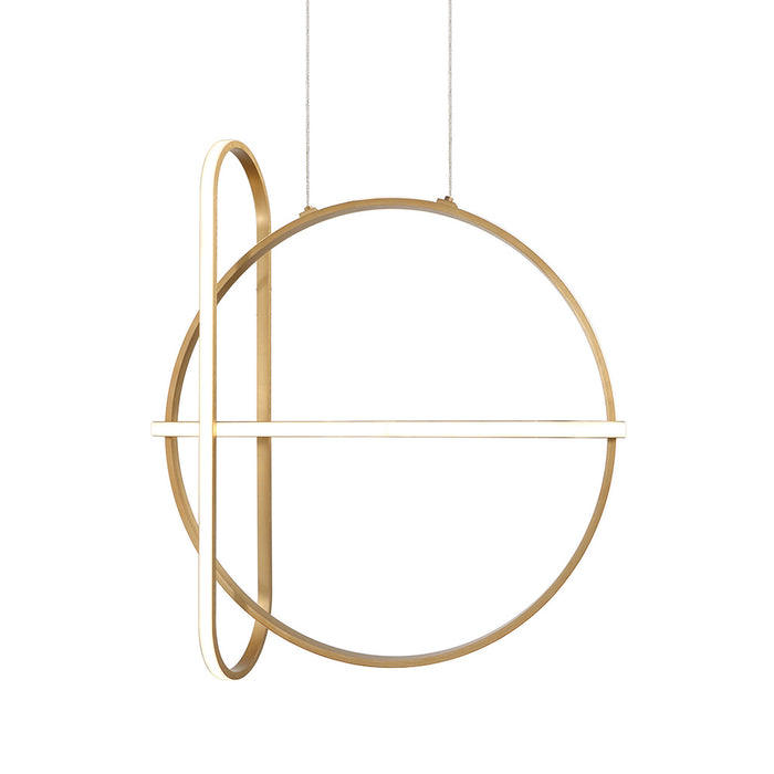 Eurofase 37035-020 LED Chandelier, Gold