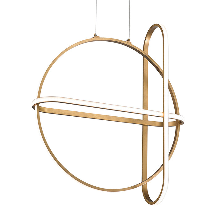 Eurofase 37035-020 LED Chandelier, Gold