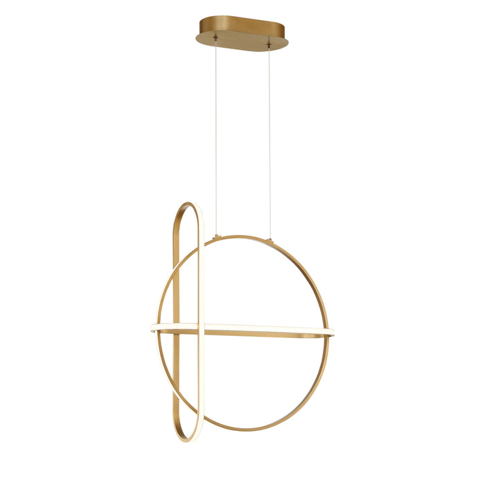 Eurofase 37035-020 LED Chandelier, Gold