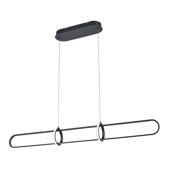 Eurofase 37037-017 LED Chandelier, Black