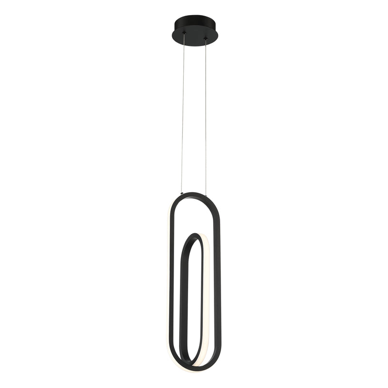 Eurofase 37038-014 LED Pendant, Black