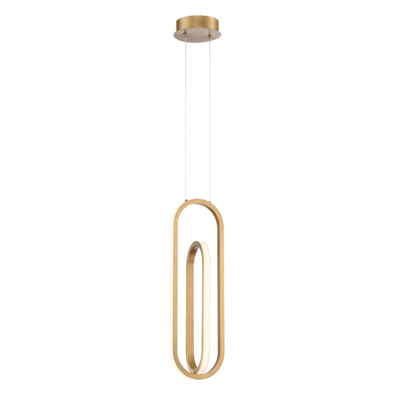 Eurofase 37038-021 LED Pendant, Gold