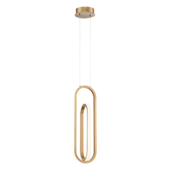 Eurofase 37038-021 LED Pendant, Gold
