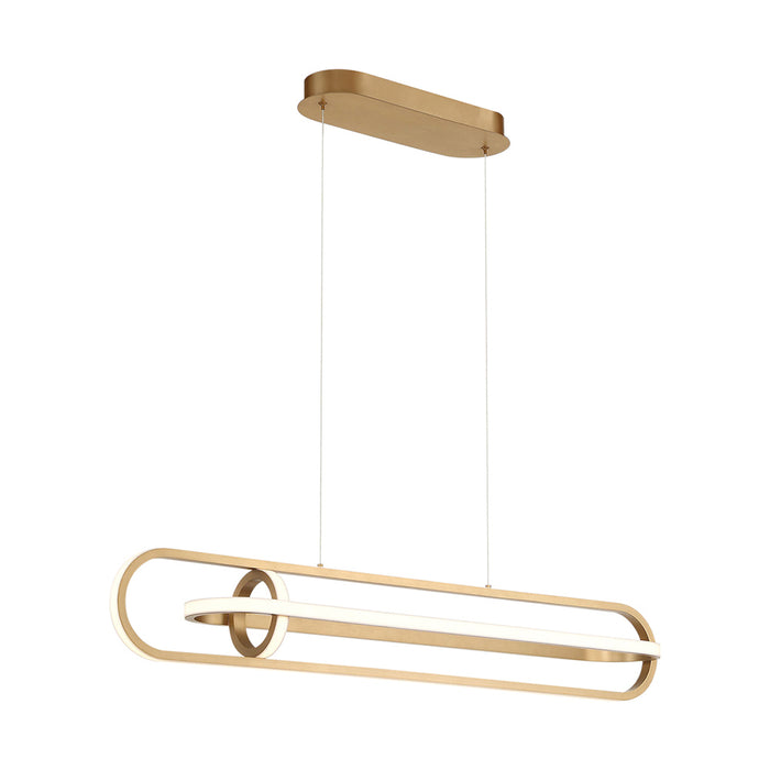 Eurofase 37039-028 LED Chandelier, Gold