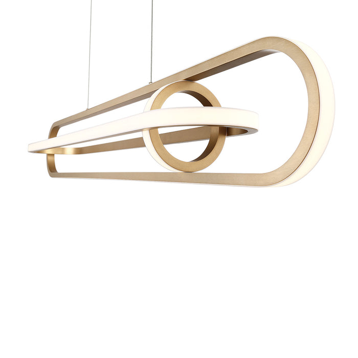 Eurofase 37039-028 LED Chandelier, Gold
