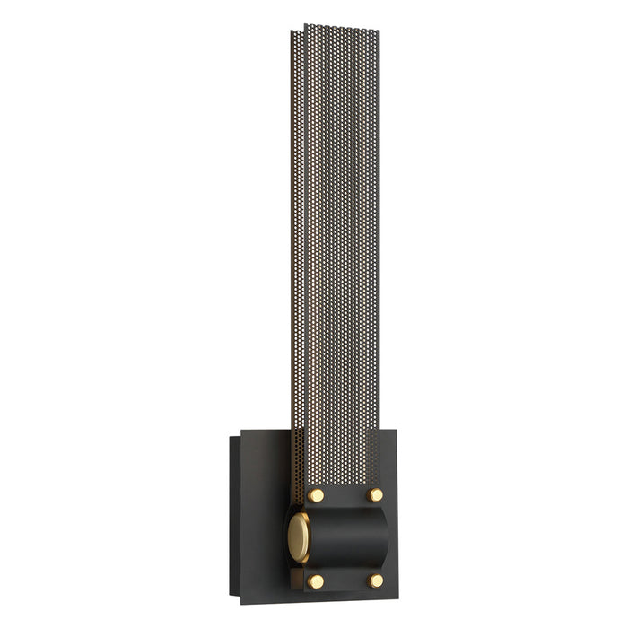 Eurofase 37052-010 LED Wall Sconce, Gold-Black