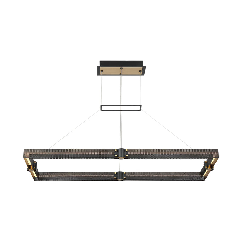 Eurofase 37060-015 LED Chandelier, Gold-Black