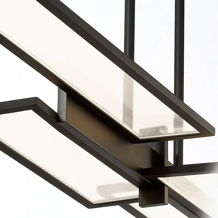 Eurofase 37062-019 LED Chandelier, Black
