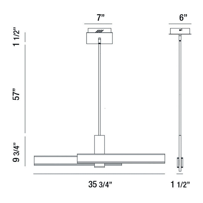 Eurofase 37063-023 LED Chandelier, Satin Gold
