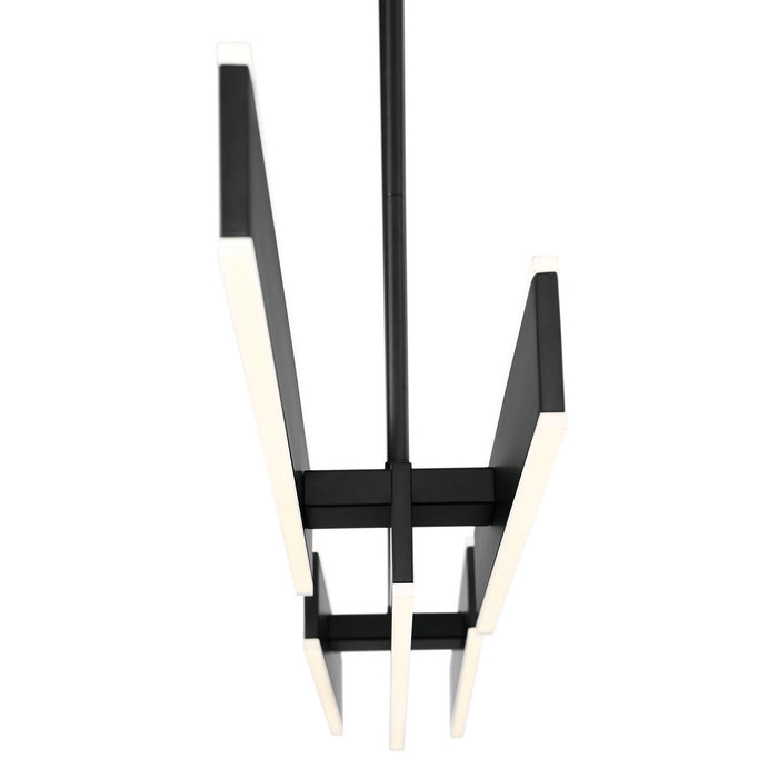 Eurofase 37065-010 LED Chandelier, Black