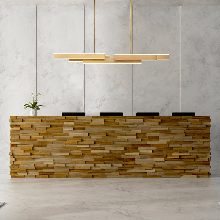 Eurofase 37065-027 LED Chandelier, Gold