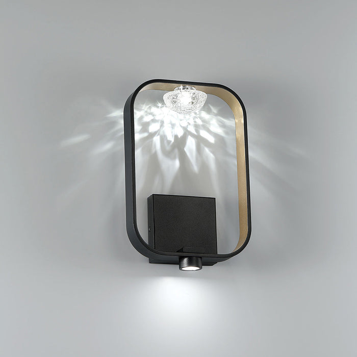 Eurofase 37076-016 LED Wall Sconce, Gold-Black