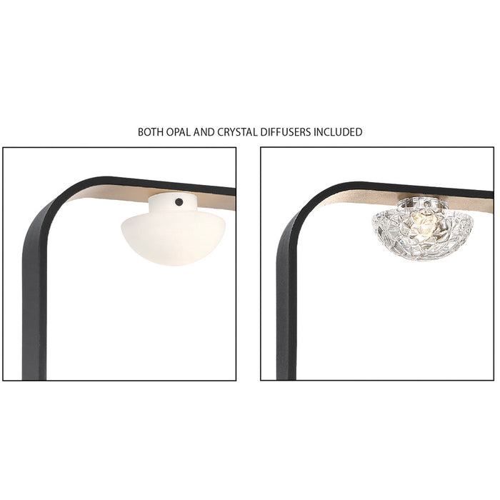 Eurofase 37079-017 LED Chandelier, Gold-Black
