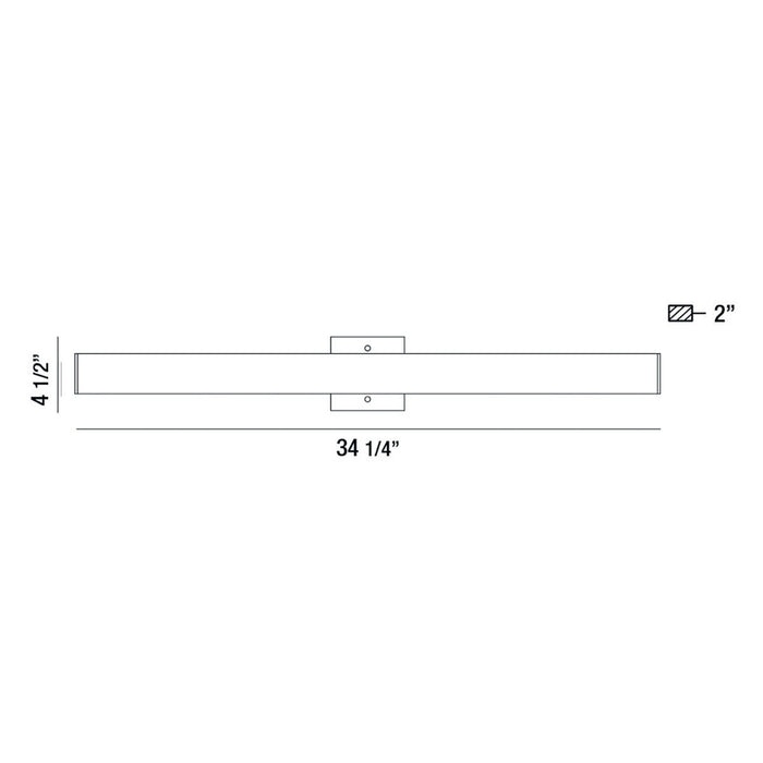 Eurofase 37081-027 LED Wall Sconce, Black