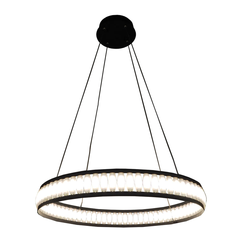 Eurofase 37091-019 LED Chandelier, Black
