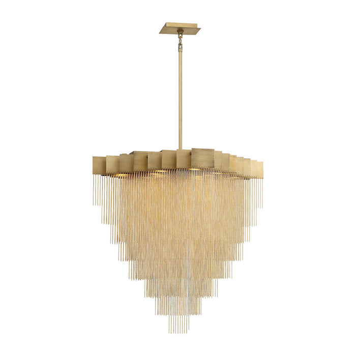 Eurofase 37095-017 LED Chandelier, Gold