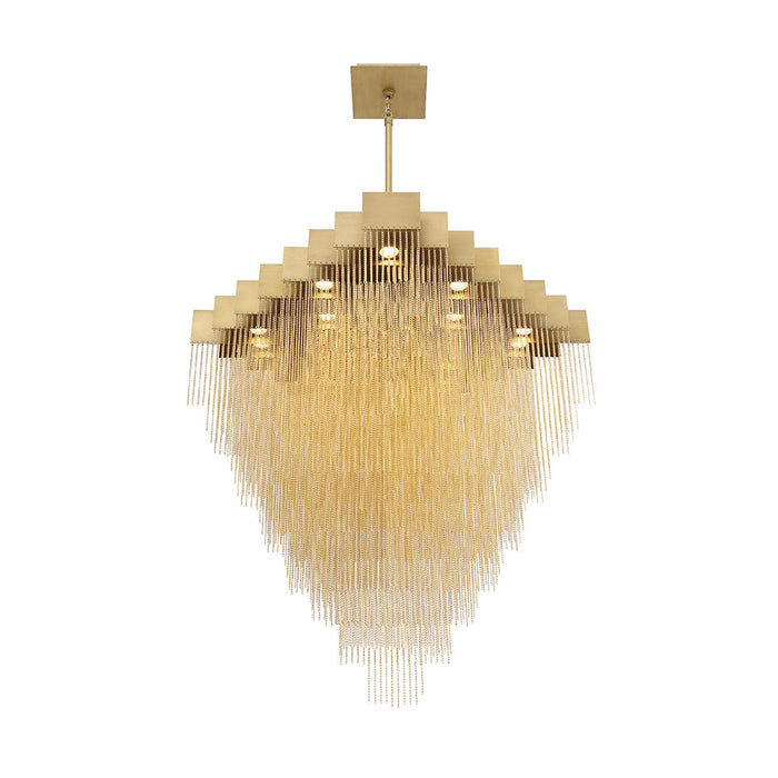 Eurofase 37095-017 LED Chandelier, Gold