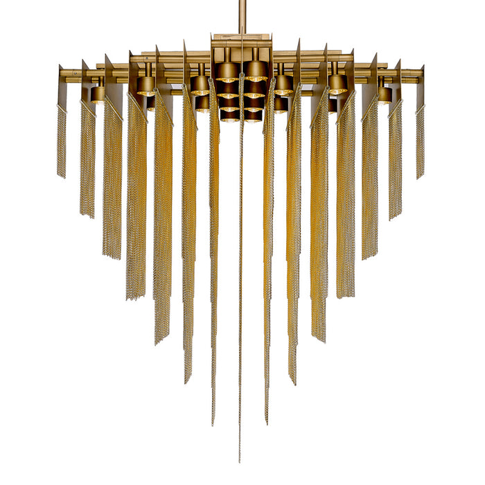 Eurofase 37095-017 LED Chandelier, Gold