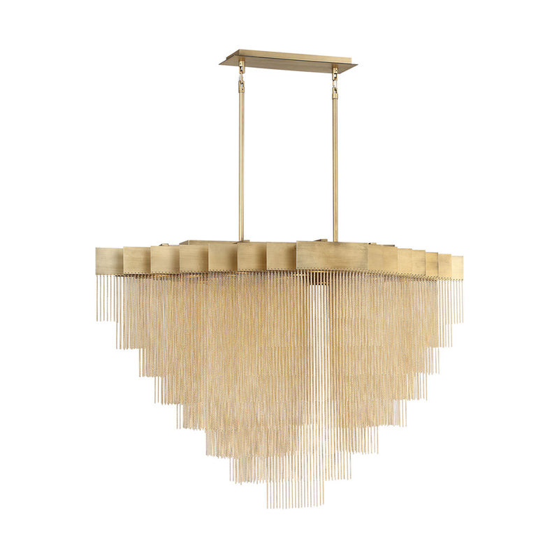 Eurofase 37096-014 LED Chandelier, Gold