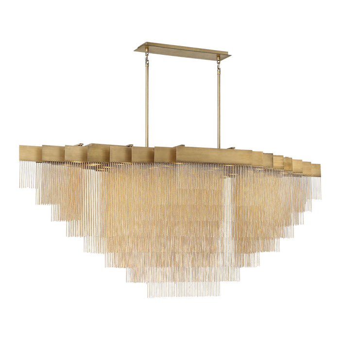 Eurofase 37097-011 LED Chandelier, Gold