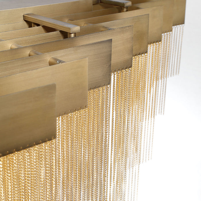 Eurofase 37097-011 LED Chandelier, Gold