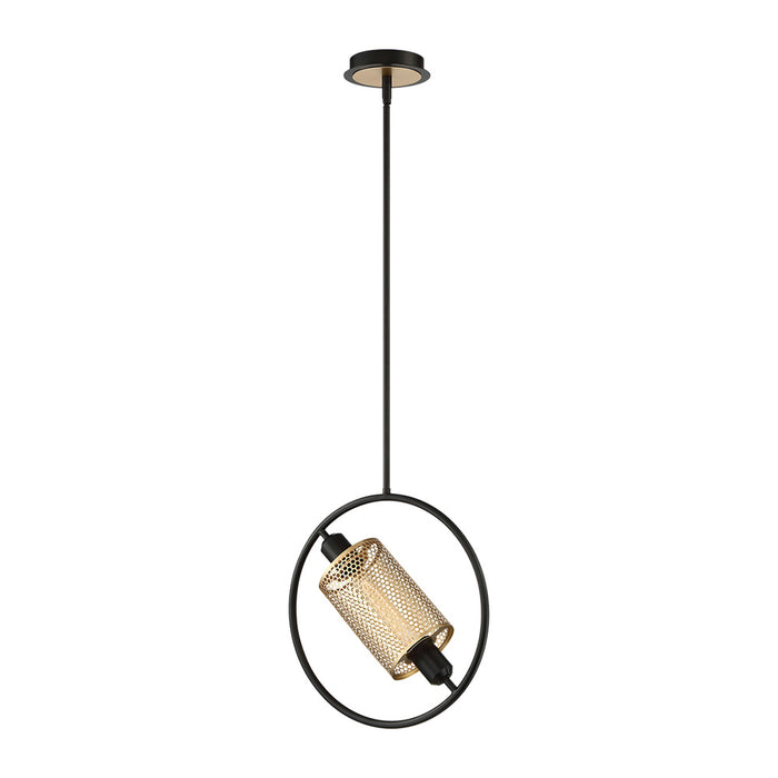 Eurofase 37108-014 One Light Pendant, Black