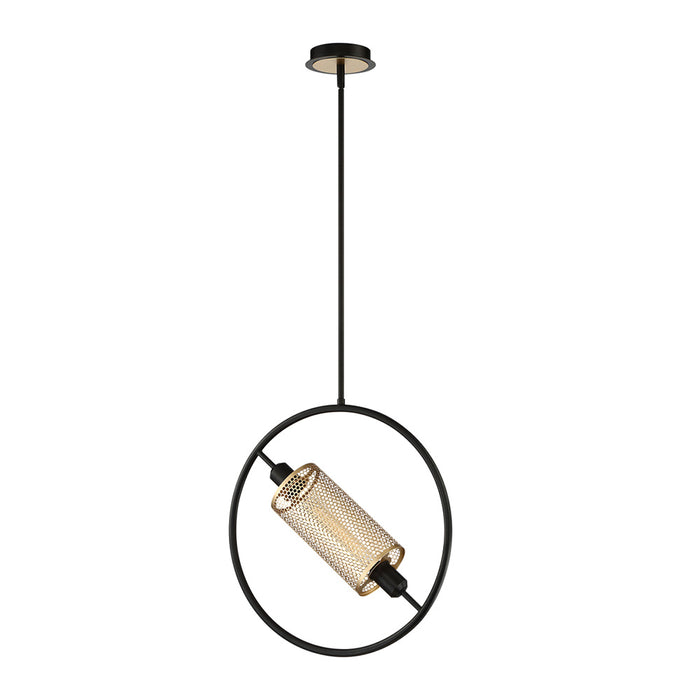Eurofase 37109-011 One Light Pendant, Black