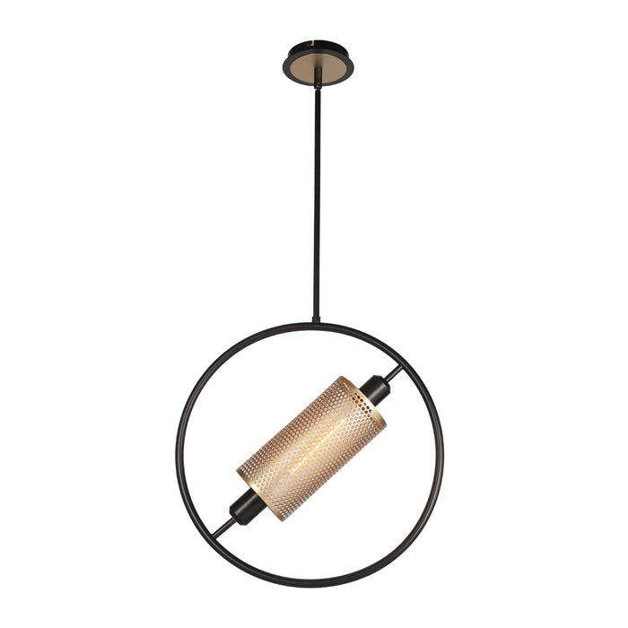 Eurofase 37109-011 One Light Pendant, Black