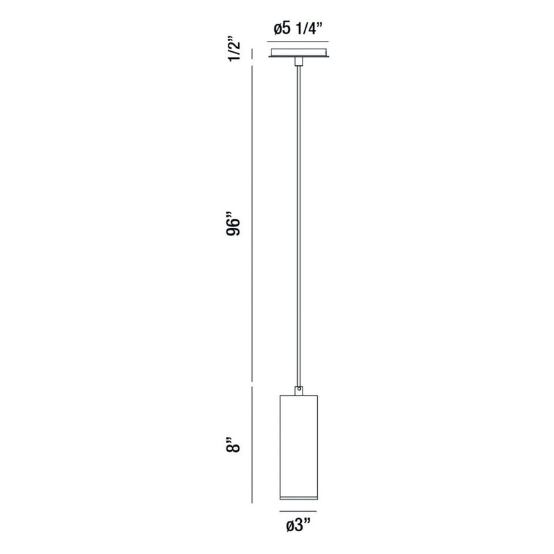Eurofase 37182-021 LED Pendant, Black