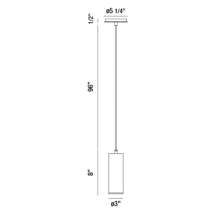 Eurofase 37182-021 LED Pendant, Black