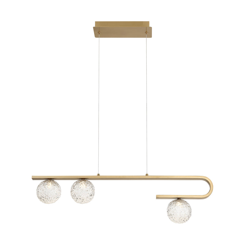 Eurofase 37350-017 LED Pendant, Gold