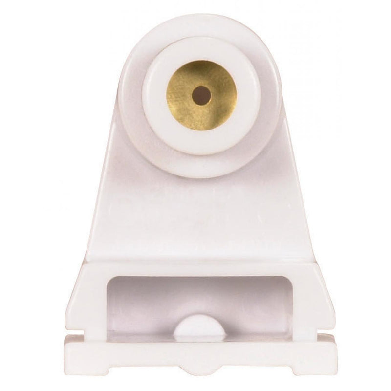 Satco 80-1496 Shallow Base Slide-On Quick Wire, White