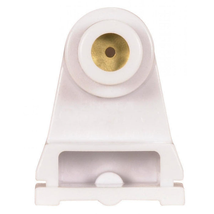 Satco 80-1496 Shallow Base Slide-On Quick Wire, White