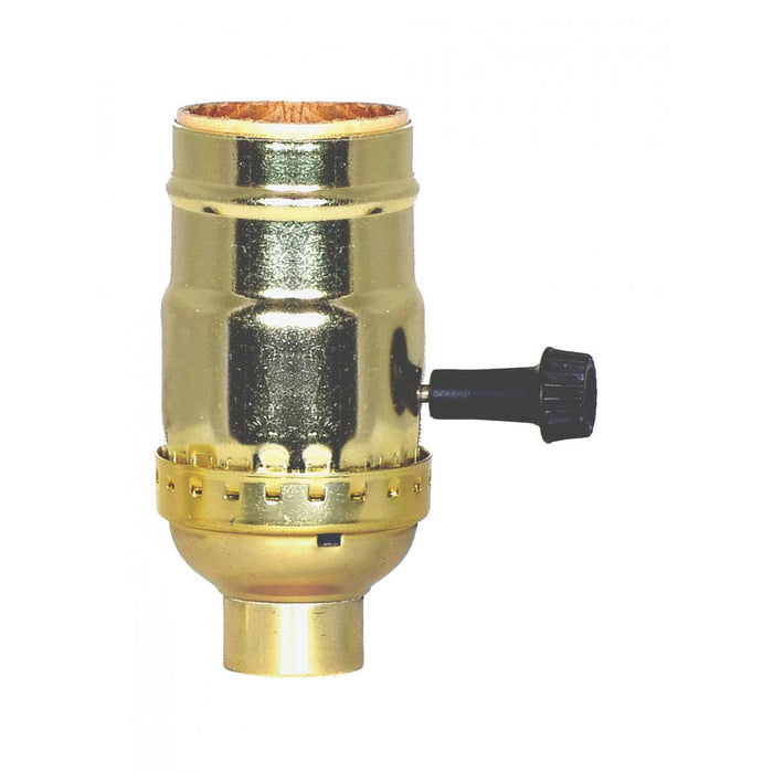 Satco 80-1501 Socket, Brite Gilt