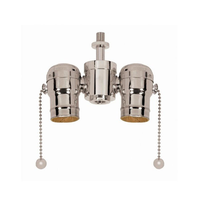 Satco 80-1524 Cluster Body, Polished Nickel