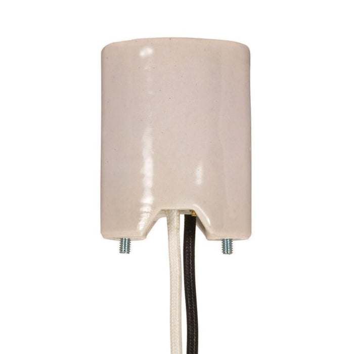 Satco 80-1530 Socket, Glazed Cream
