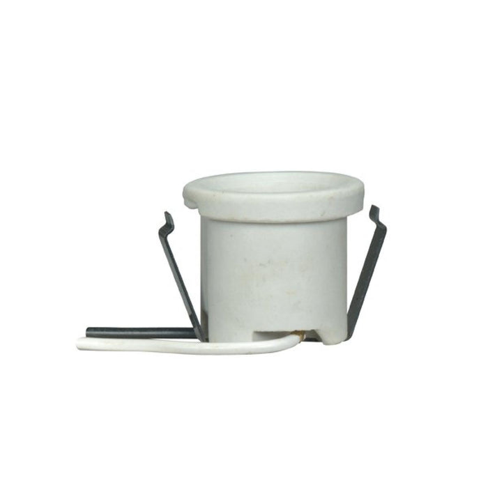Satco 80-1531 Socket, White