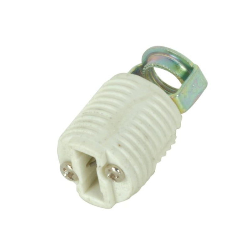 Satco 80-1582 Socket, White