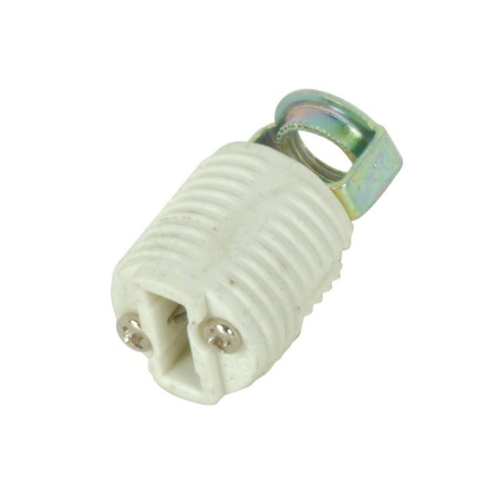 Satco 80-1582 Socket, White
