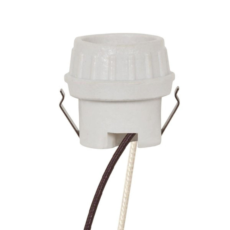 Satco 80-1674 Socket, White