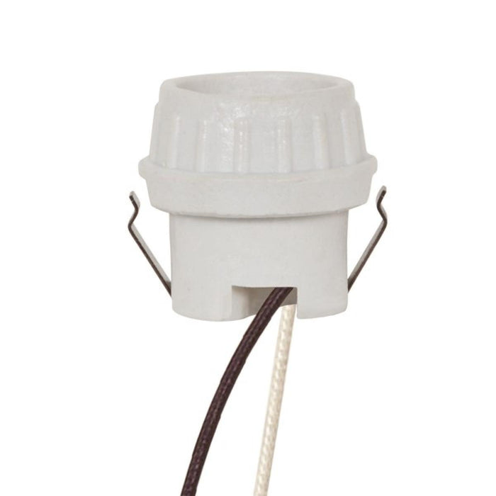 Satco 80-1674 Socket, White